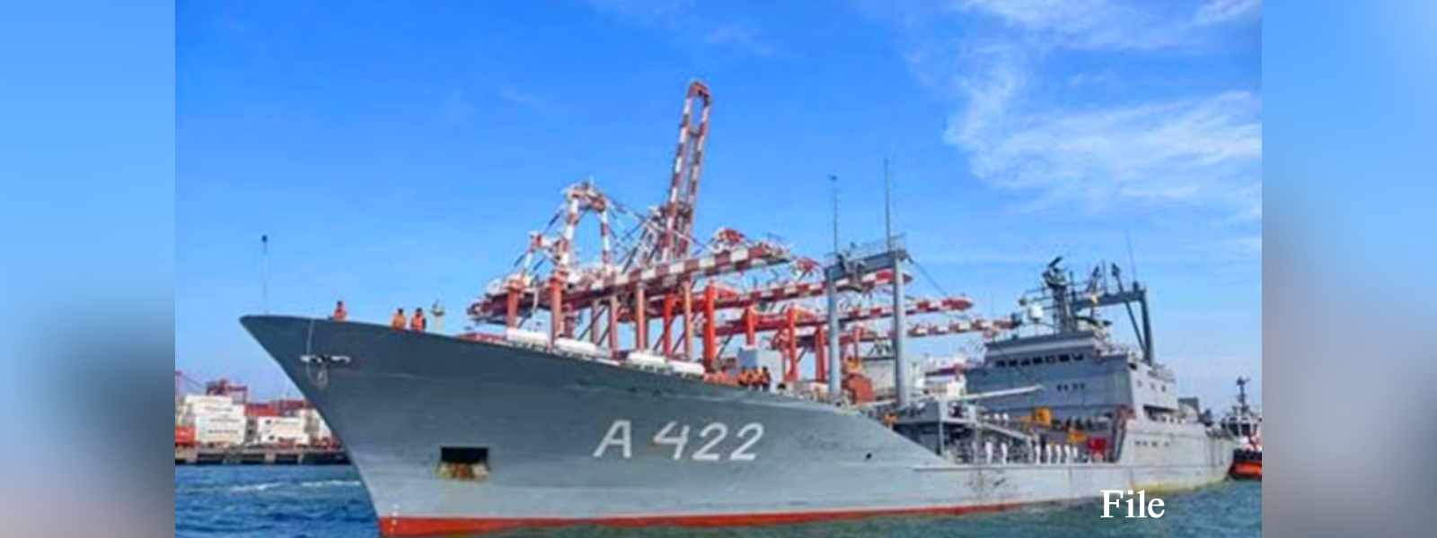 ඉරාන නෞකාවේ සිටි 204ක්, වැලිසර නාවික හමුදා කඳවුරට